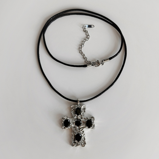 Retro Cross Necklace